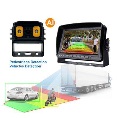 Universal AHD 1080P Front and Rear View Camera IP68 Waterproof 12V Reverse Backup System for Truck Bus School Bus Fleet Vehicles
