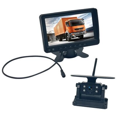 Sistema de Câmera 4CH Personalizável com Tela de 7 Polegadas para Veículos | Sistema de Monitoramento HD Quad View para Atacado e Varejo