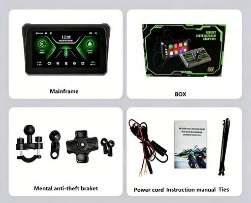 Gravador de motocicleta sem fio Carplay/Androidauto navegação de projeção de tela de veículo para celular