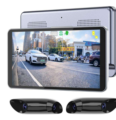 Dual-Lens 1080P Espelho retrovisor eletrônico de 6 polegadas Display de alta luminosidade Ultra-fina Alumínio Corpo Impermeável Veículo Espelho retrovisor de câmera para carros
