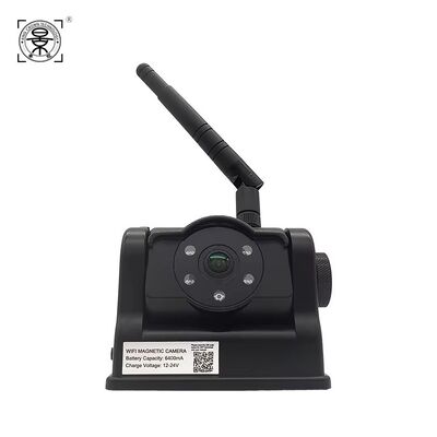 Câmera de Ré WiFi Sem Fio com Ângulo Amplo Ajustável de 140° Resolução HD 720P e à Prova d'Água IP67 à Prova de Poeira para Caminhões e RVs