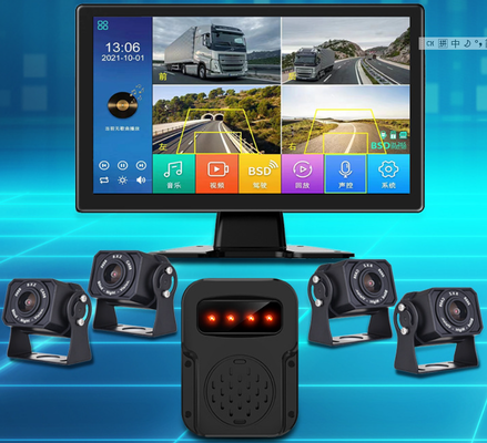 Sistema de Monitor de Câmera 4CH AI BSD 10.1