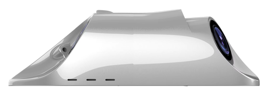 Câmera de retrovisor eletrônico de dupla lente com AHD 1080P HD, ângulo largo de 140° e sistema de monitoramento de ponto cego à prova d'água IP67