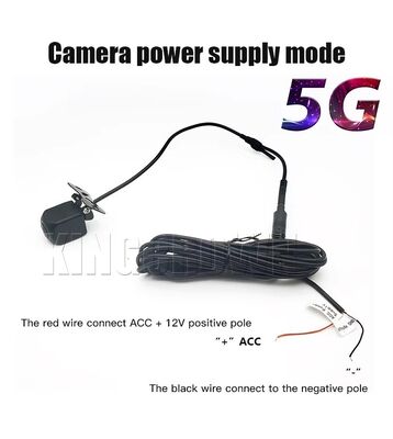 Câmera de backup sem fio WiFi com visão noturna HD IP67 impermeável e ângulo de visão de 140 graus para veículos universais
