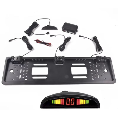 Display LED LCD Alarme Bibi, Cadro de licença da UE Sensores de radar de reserva de estacionamento de automóveis, Auxílio de retrocesso automático à prova d'água, OEM Disponível