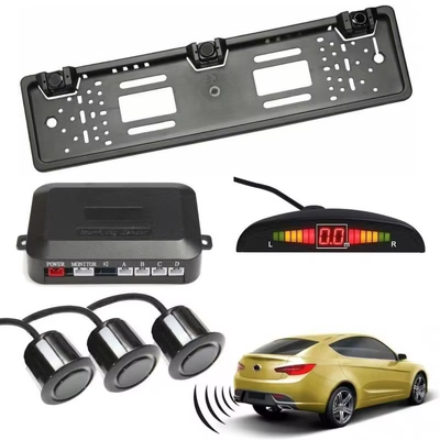 Display LED LCD Alarme Bibi, Cadro de licença da UE Sensores de radar de reserva de estacionamento de automóveis, Auxílio de retrocesso automático à prova d'água, OEM Disponível