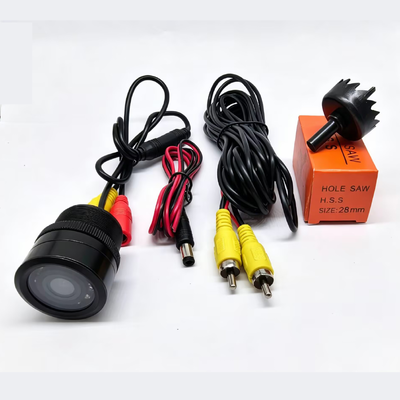 CVBS para AHD 720P 1080P Câmera de estacionamento de reserva de carro, 28mm IR CCD Câmera de retrocesso à prova d'água para veículos de passageiros VW AUDI KIA