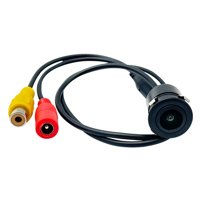 Câmera de Visão Noturna AHD Mini Câmera Redonda Universal para Carro Câmera de Ré