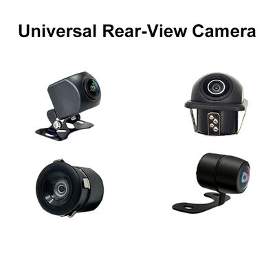 Câmera de visão traseira de carro AHD Universal IP68 à prova d'água DC12V Câmera de apoio de visão noturna com linha de guia de estacionamento para visão dianteira e traseira